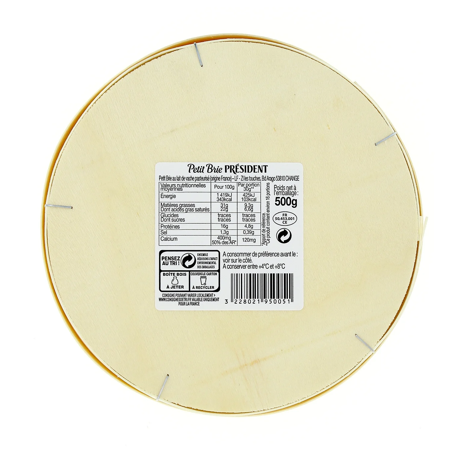 Fromage Petit Brie PRESIDENT – Image 3