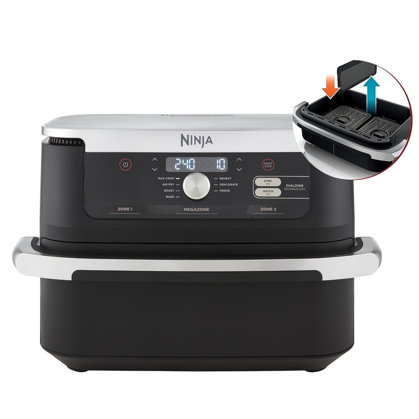 Friteuse sans huile Airfryer 10,4 L Foodi Flex AF500EU NINJA – Image 4