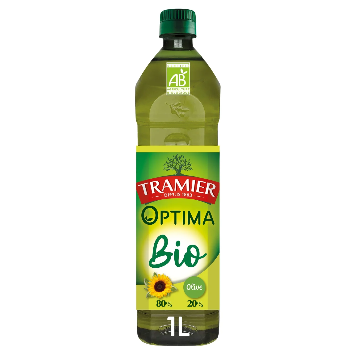 Huile Bio d'olive & de tournesol TRAMIER