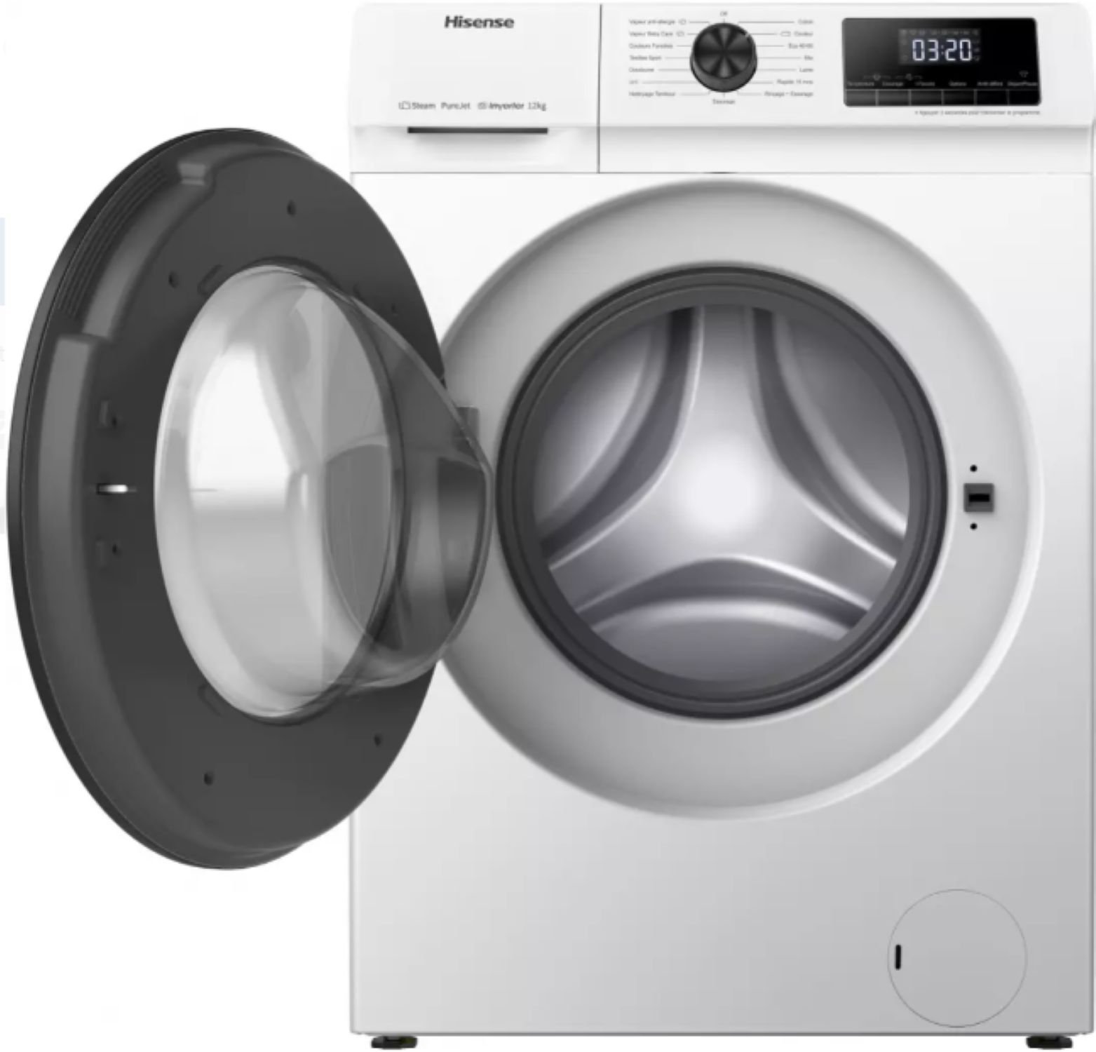 Lave-linge hublot 12 kg WFQE1214 HISENSE – Image 3